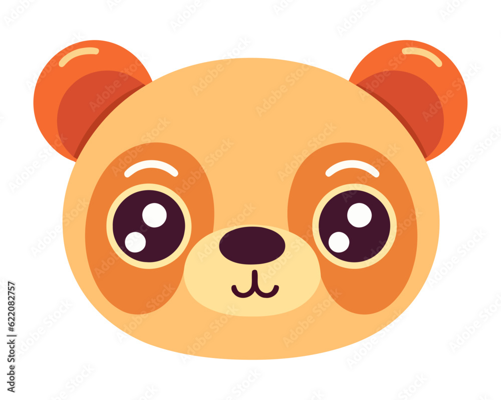 Cute cartoon animal friend bear toy icon Cute cartoon animal friend bear toy icon