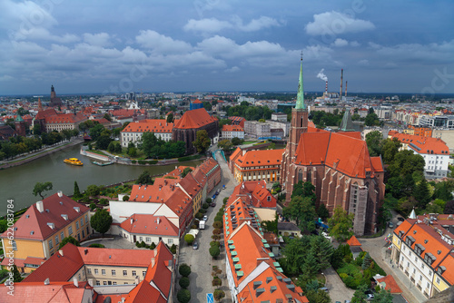 Image of Wroclaw, Poland during summer day.