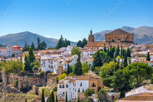 Quadro su tela Ronda, Spain old town cityscape.
