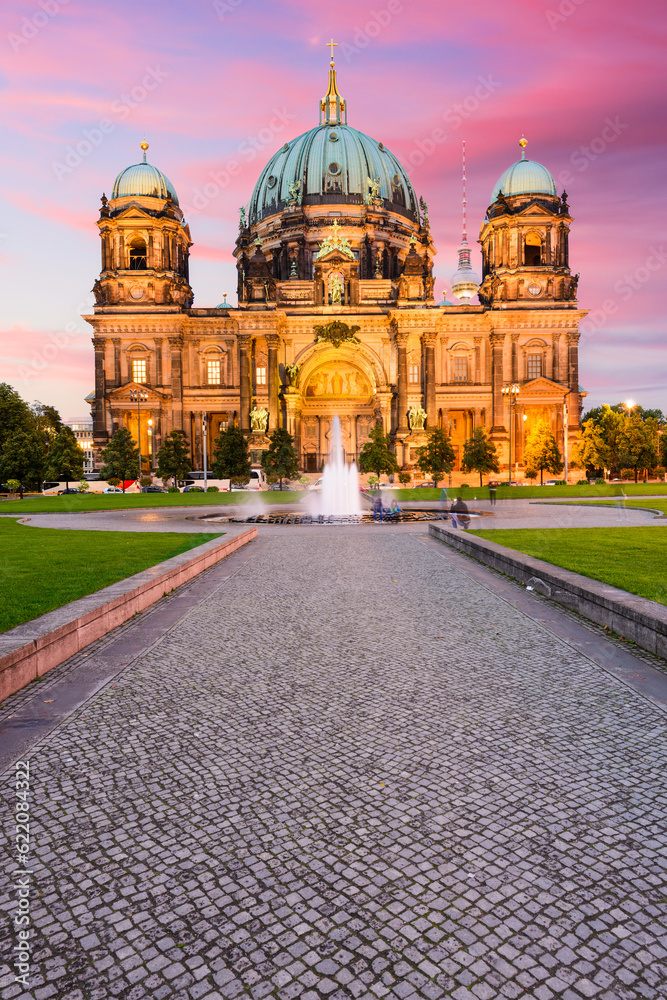 The Berlin Cathedral in Berlin, Germany.