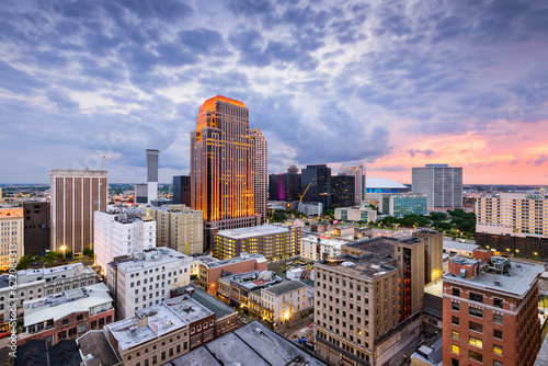 New Orleans, Louisiana, USA CBD skyline at night. © Designpics