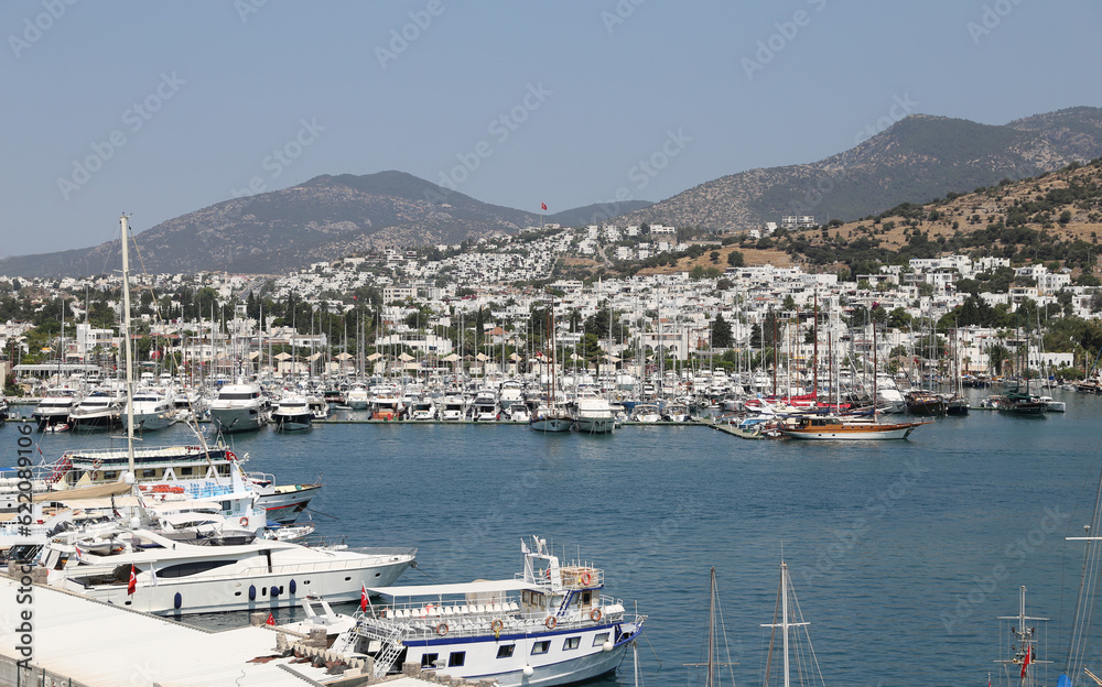 Bodrum Town in Mugla City, Aegean Turkey