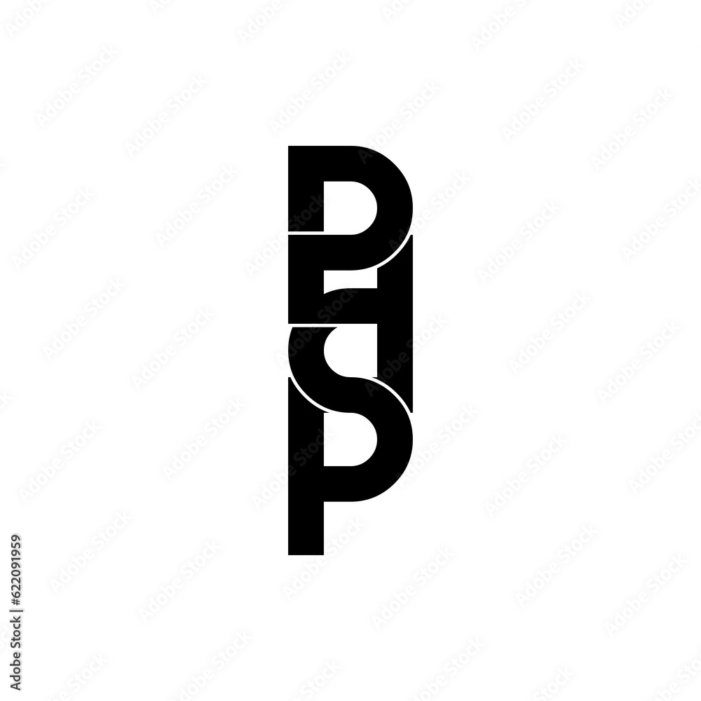 pdp typography letter monogram logo design pdp typography letter monogram logo design