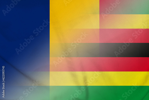 Romania and Zimbabwe state flag international negotiation ZWE ROU