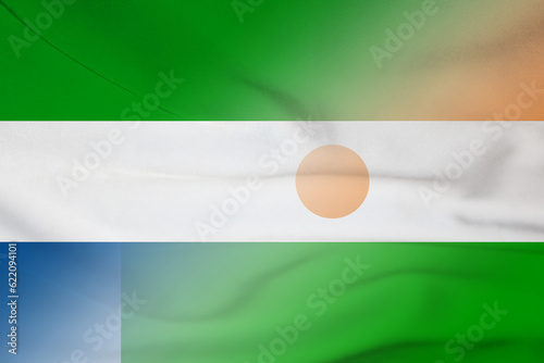 Sierra Leone and Niger government flag international relations NER SLE photo