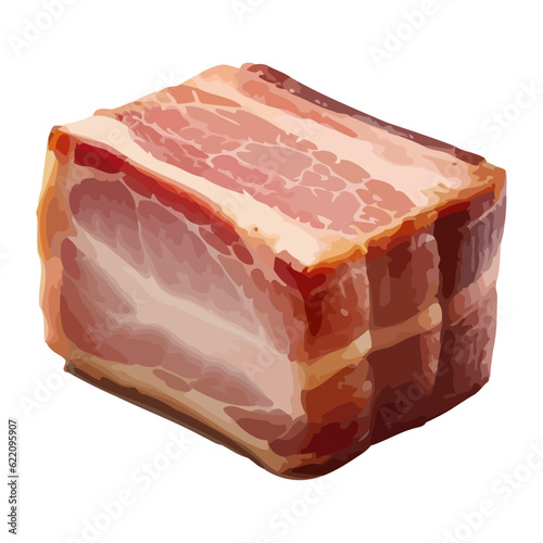 Freshly cooked pork slice, perfect for lunch