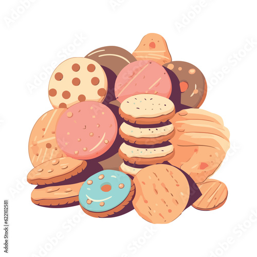 Gourmet cookies, a sweet breakfast treat