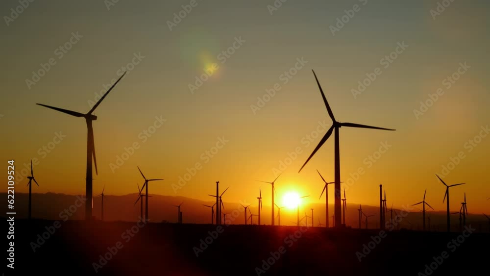 Wind turbines in Southern California near Palm Springs Wind turbines in Southern California near Palm Springs