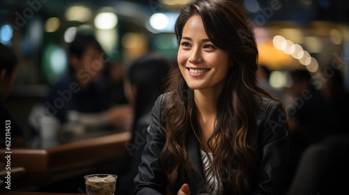 female asian smiling businesswoman