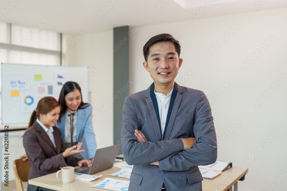 Business people advisor. Business team of financial analyze about company's graph profit. finance, strategy, meeting concept Business people advisor. Business team of financial analyze about company's graph profit. finance, strategy, meeting concept
