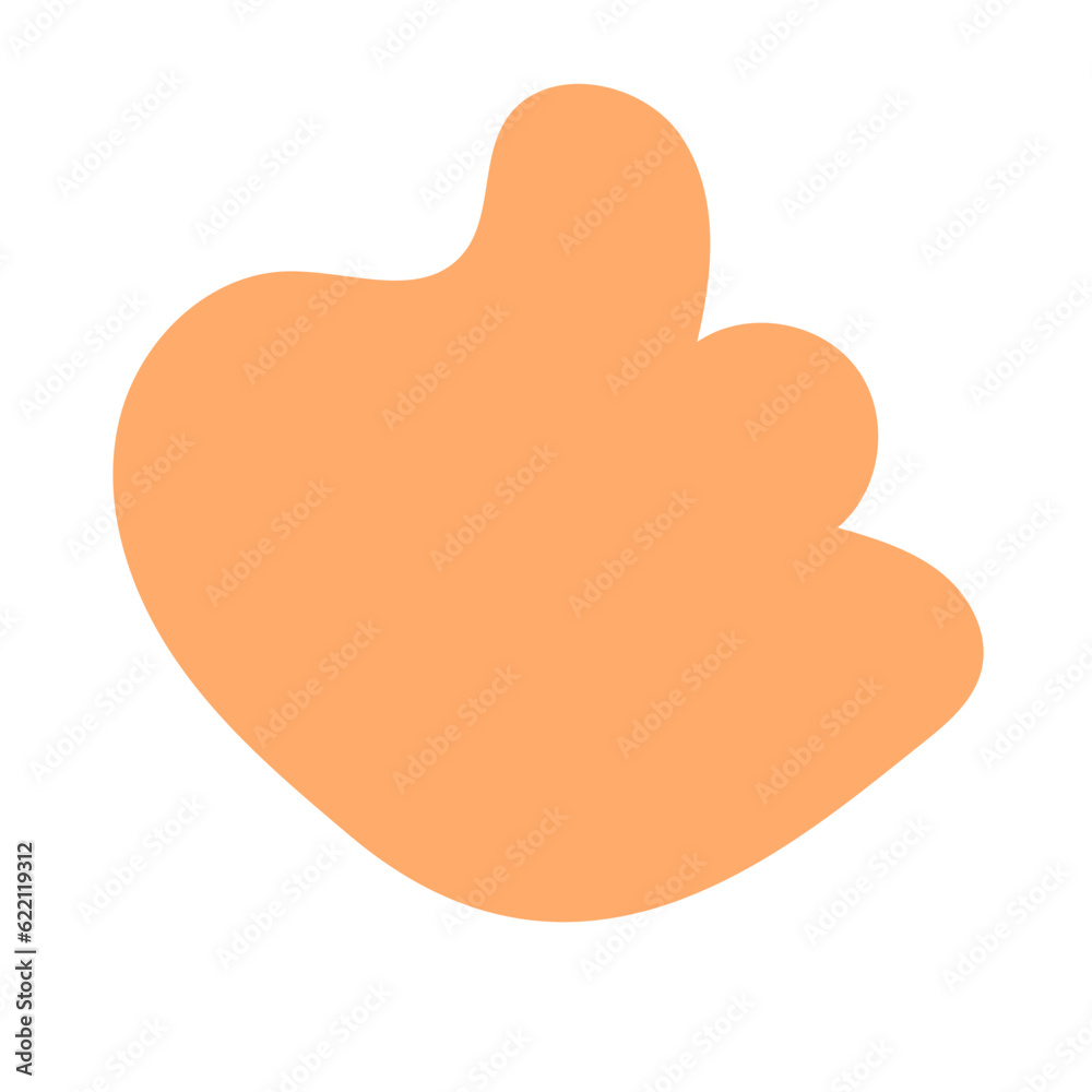 Orange Abstract Shapes Vectors Orange Abstract Shapes Vectors