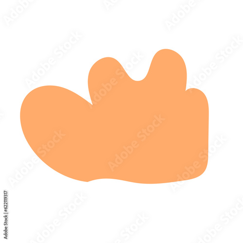 Orange Abstract Shapes Vectors 