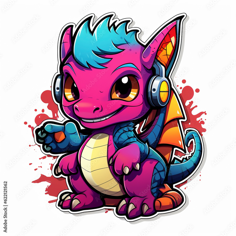 Cute Dragon. Generative AI.
Cute Dragon. Generative AI.