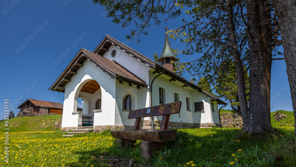 Rigi Scheidegg - ein Berggipfel des Rigi-Massivs am Vierwaldstättersee in der Schweiz Rigi Scheidegg - ein Berggipfel des Rigi-Massivs am Vierwaldstättersee in der Schweiz