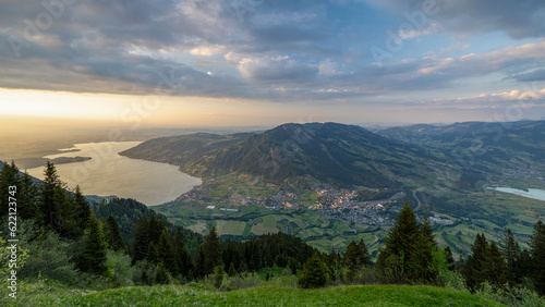 Rigi Scheidegg - ein Berggipfel des Rigi-Massivs am Vierwaldstättersee in der Schweiz