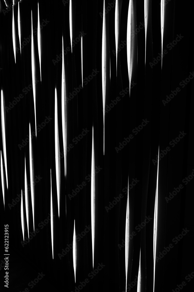 Abstract Scene of Black and White Silhouetted Light. Abstract Scene of Black and White Silhouetted Light.