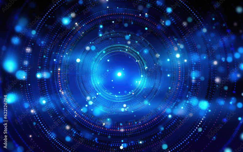 Glowing Technology Circle Background,created with generative ai tecnology. Glowing Technology Circle Background,created with generative ai tecnology.