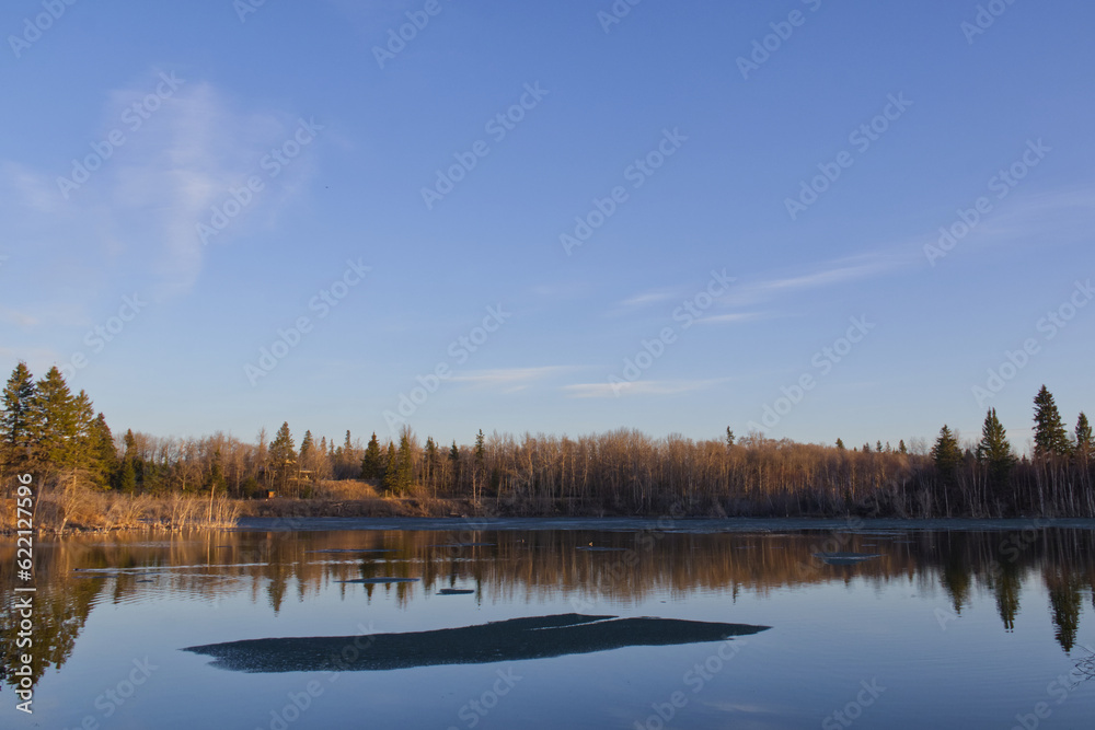 Astotin Lake during a Beautiful Mid-Spring Evening