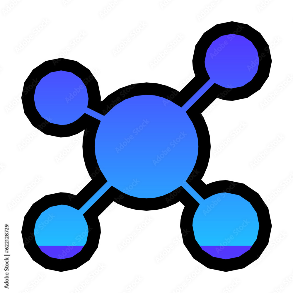 networking gradient fill icon networking gradient fill icon