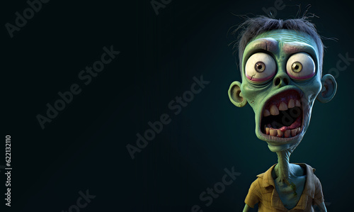 Cute Cartoon Zombie Charact...