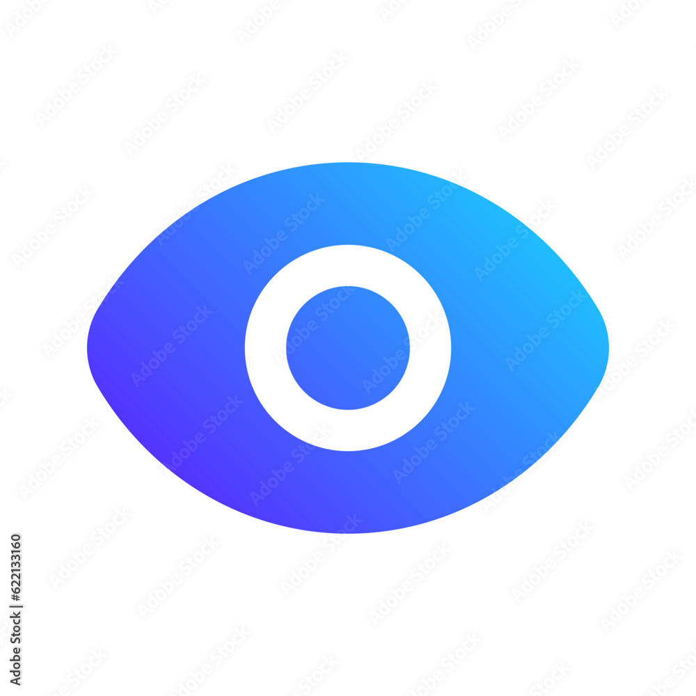 eye gradient fill icon eye gradient fill icon