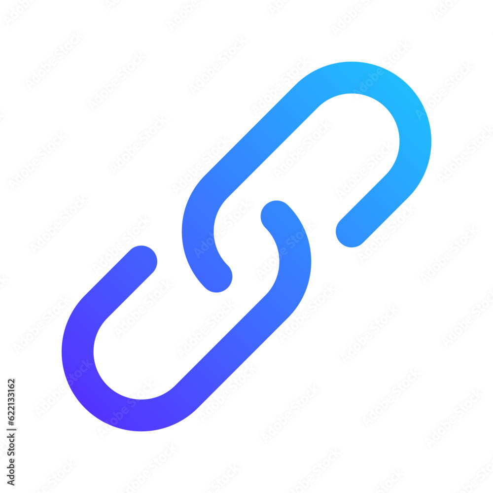 link gradient fill icon link gradient fill icon
