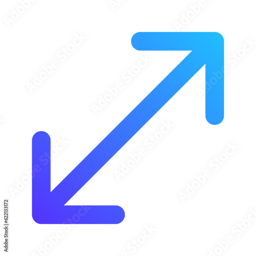 resize gradient fill icon
