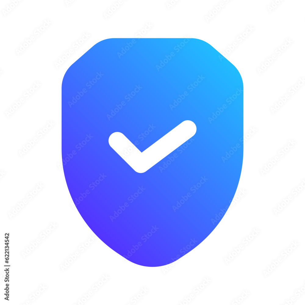 shield gradient fill icon shield gradient fill icon