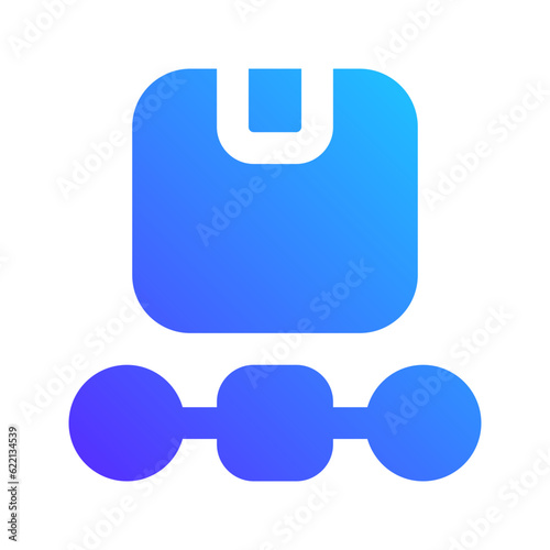 order tracking gradient fill icon