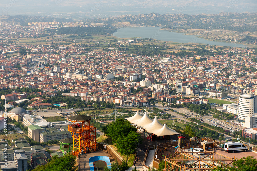 aerial view country (Seyirtepesi Denizli)