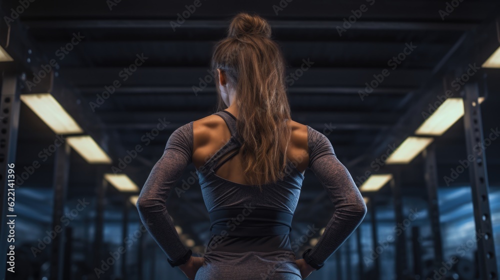 Fototapeta premium elterophilia athlete training generative ai