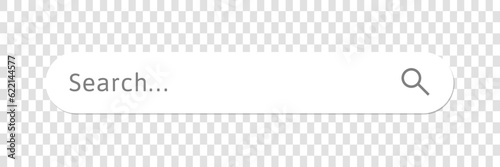 Search bar icon, Search here, Search bar for ui. Search bar vector icons in flat design.