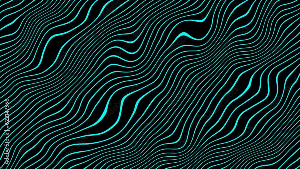 abstract wavy line motion graphic background cyan color abstract wavy line motion graphic background cyan color
