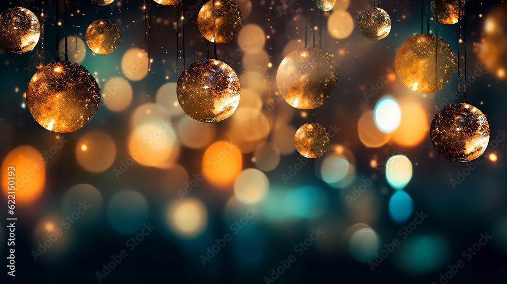 A golden bokeh, with defocused lights in warm hues of gold
A golden bokeh, with defocused lights in warm hues of gold
