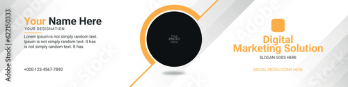 Corporate, Professional and Business Linkedin Cover Banner Design Template