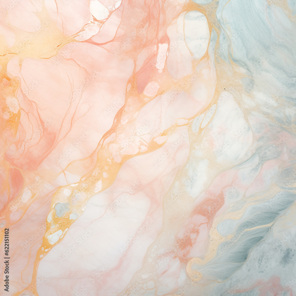 Illustration, AI generation. Marble texture in pastel colors. Illustration, AI generation. Marble texture in pastel colors.