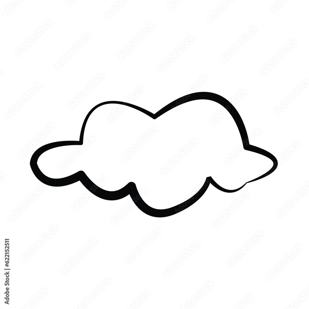 cloud icon, line, vector, template, design, trendy, collection cloud icon, line, vector, template, design, trendy, collection