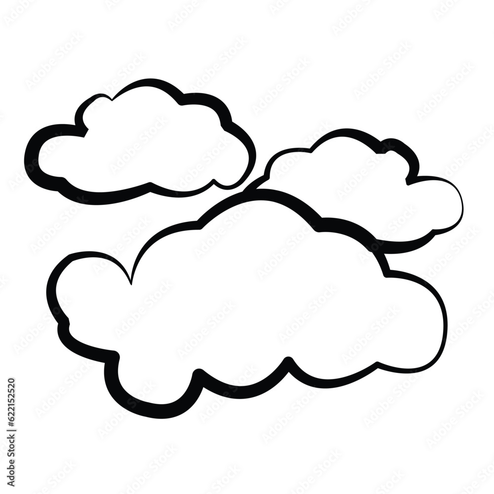 cloud icon, line, vector, template, design, trendy, collection cloud icon, line, vector, template, design, trendy, collection