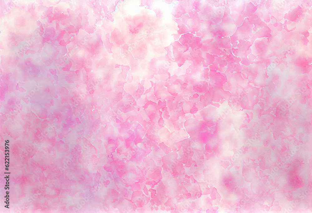 Pink watercolor pattern texture background, soft. Generative AI
