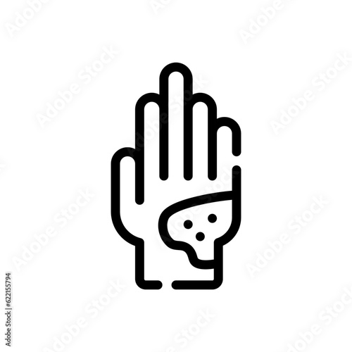 burn vector icon