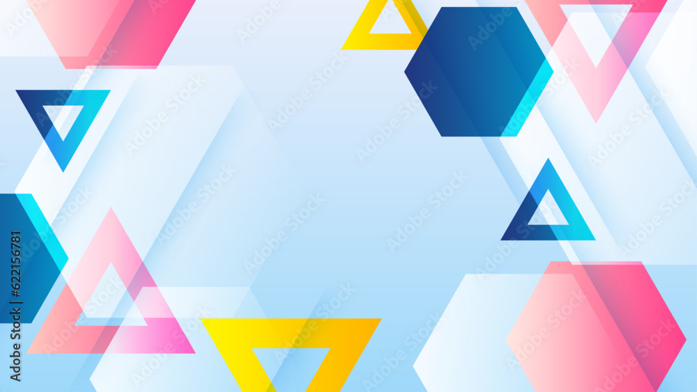 vector background with colorful different element