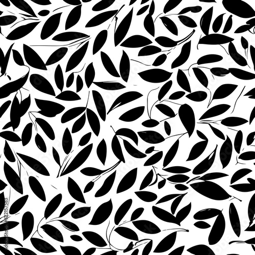 seamless black and white pattern geometric organic shapes and forms textile fabric or ceramic tiles background - PNG image with transparent background