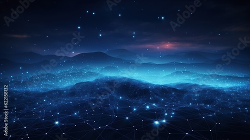 Technology abstract sky background