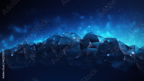 Technology abstract background ,blue technology gossy background © Exclusive stock