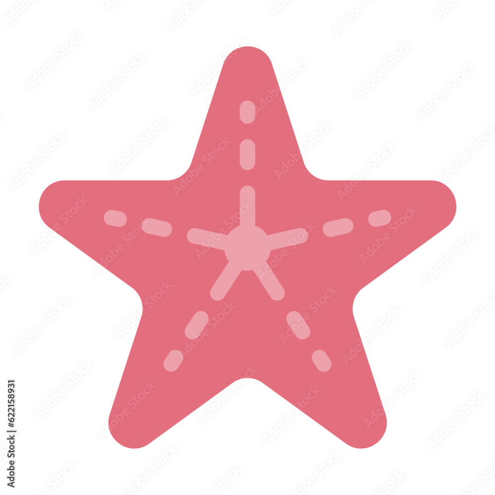 Obraz premium starfish line icon
