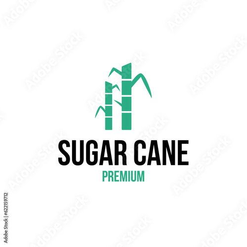 Creative Sugar Cane Logo Design Concept Vector Illustration Symbol Icon