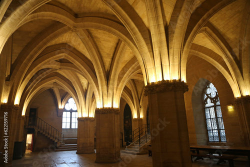 In the Guard Room - La Conciergerie interior - Paris  France