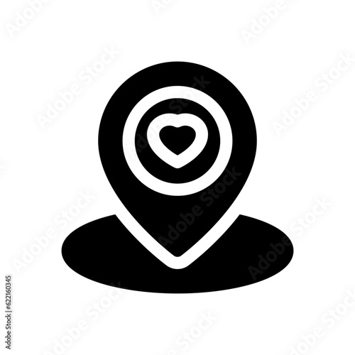 love glyph icon