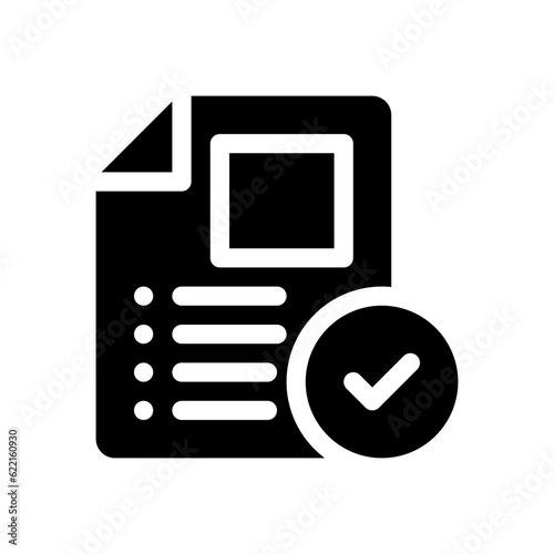 compliance glyph icon