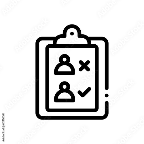 absence vector icon